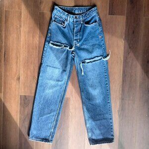 Ksubi Blue Stella Slashed Womens Jeans